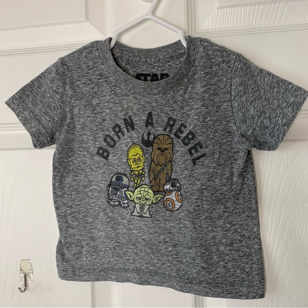 12 M Gray Star Wars Toddler T-shirt